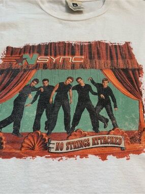 N'Sync No Strings Attached Graphic Tee - White